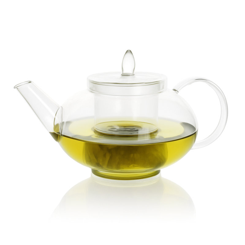 Bouilloire en verre avec infuseur intégré