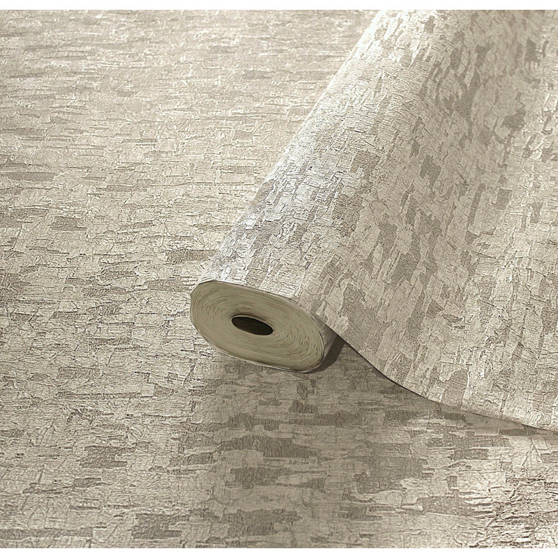 Papier peint embossé Cork, Beige