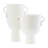 White Ceramic Vase with Handles-1183885163