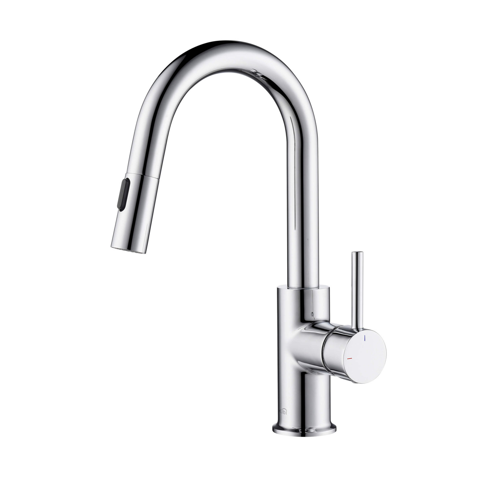 Luxe Pull-Down Kitchen Faucet with Accessories, Chrome