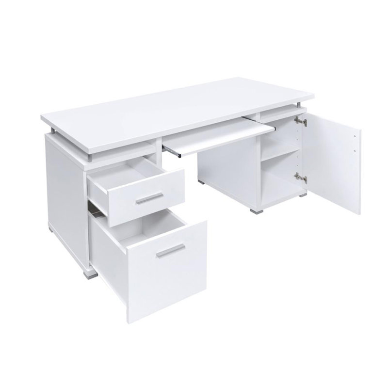 55-Inch Office Computer Desk With2 Drawers