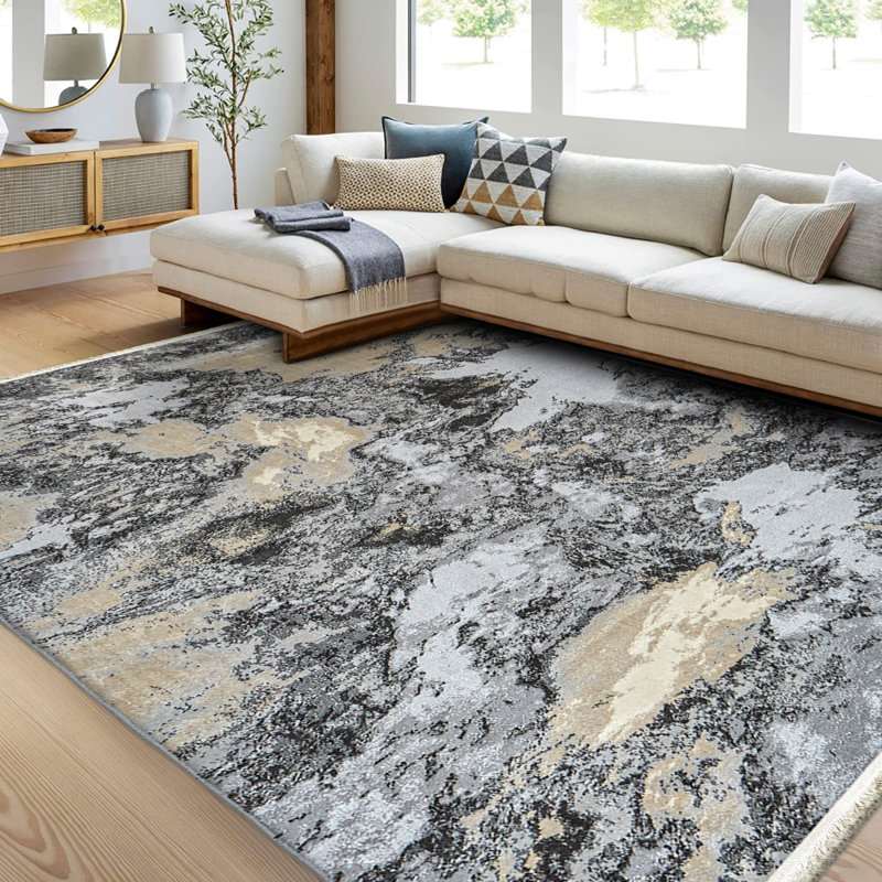 Creel Abstract Flatweave Indoor / Outdoor Area Rug, Rectangle 120 x 170cm