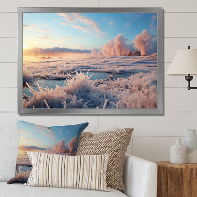Winter Lake Reverie II, reproduction d'art sur toile