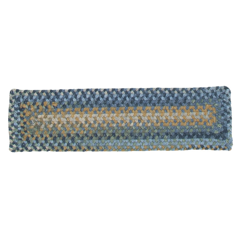 Padaf OyolaJenafir - Tapis d'escalier bleu Whipple (simple)