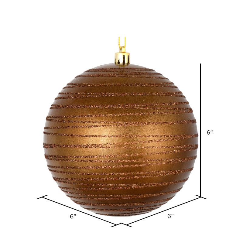 Ornement boule de bonbon, Moka