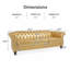 Canapé rembourré Chesterfield-1164536109