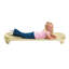 Lit de camp simple SPACELINE - Sable