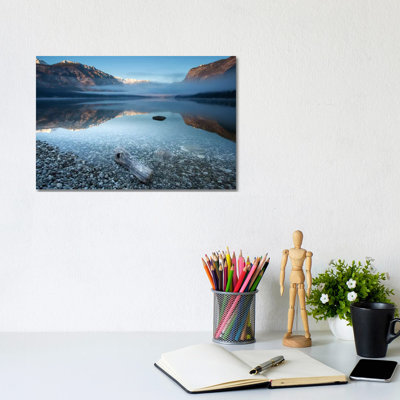 Bohinj's Tranquility by Bor - Wrapped Canvas Print