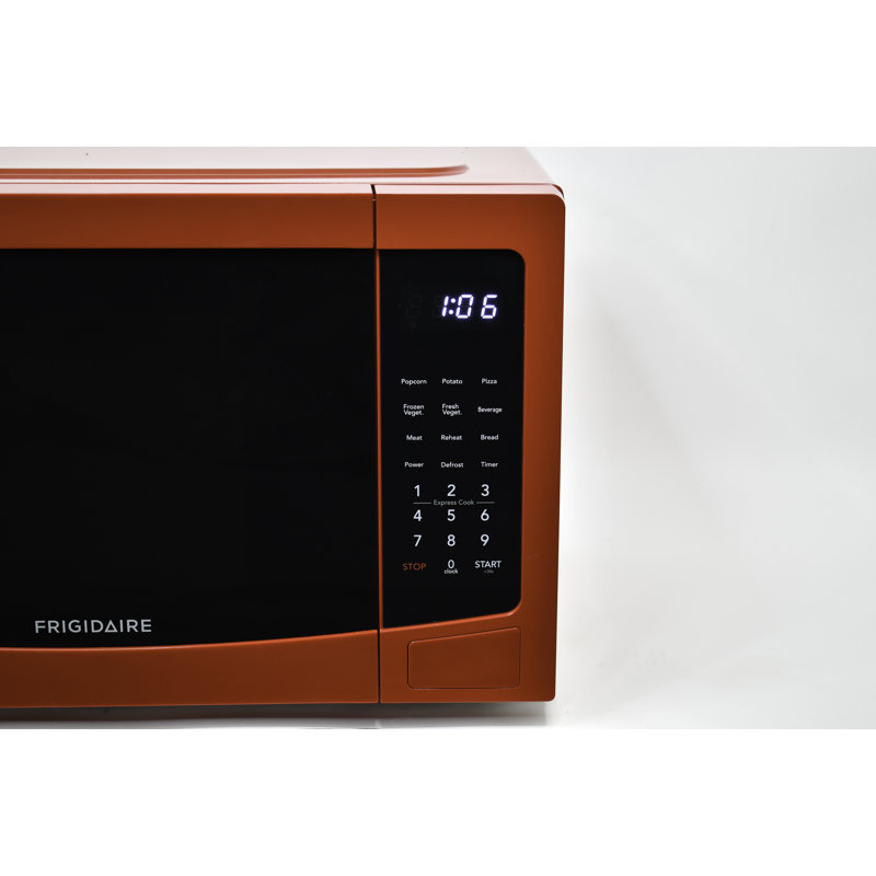 Frigidaire 1.1 Cu. Ft. Countertop Microwave Oven, 1000 Watt Microwave with 10 Power Levels, Red