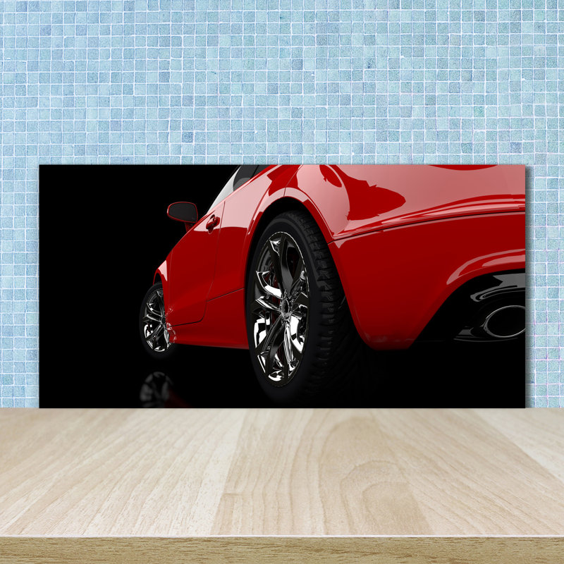 50cm W x 100cm L Glass Peel and Stick Panel