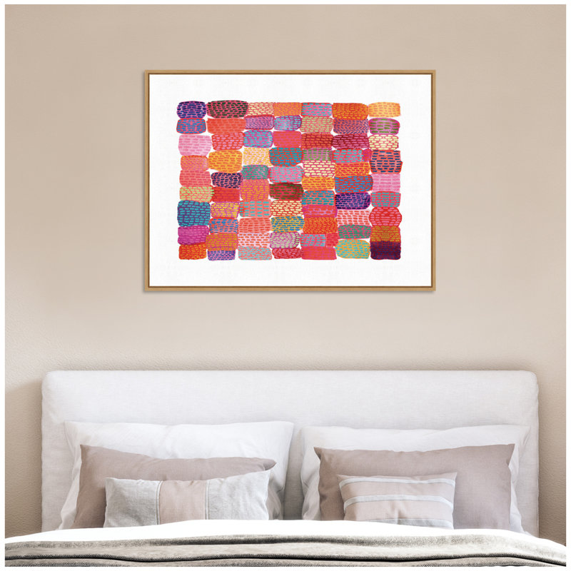 «LP Palette Patchwork» par Lordy Dossier, reproduction d'art sur toile encadrée