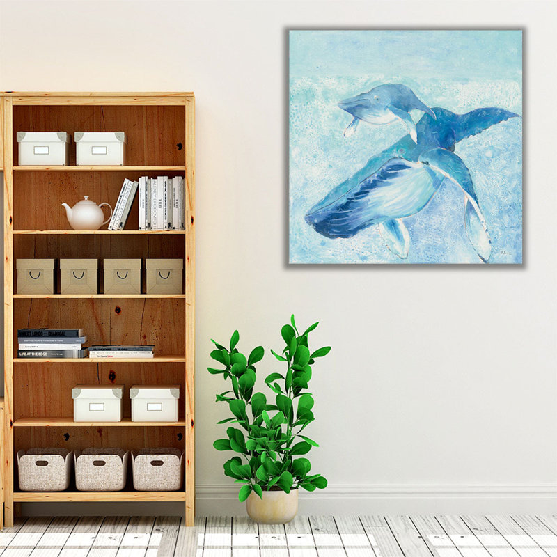 «Blue Mama», reproduction d'art sur toile, H 12 po x l 12 po