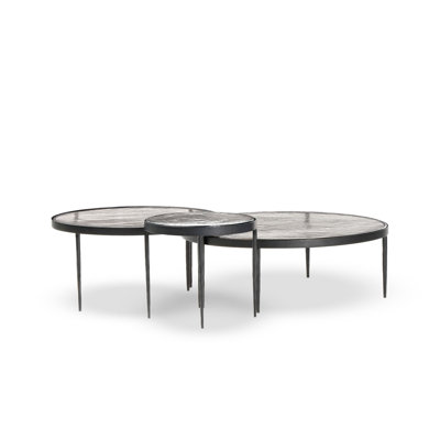 Yoko Glass Nesting Coffee Table