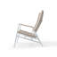 Chaise de patio en aluminium thermolaqué Bahia