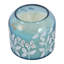 Bougie décorative florale parfumée au jasmin pour le décor du salon - Bougie en cire de soja en verre moderne pour table basse, bibliothèque ou chambre à coucher