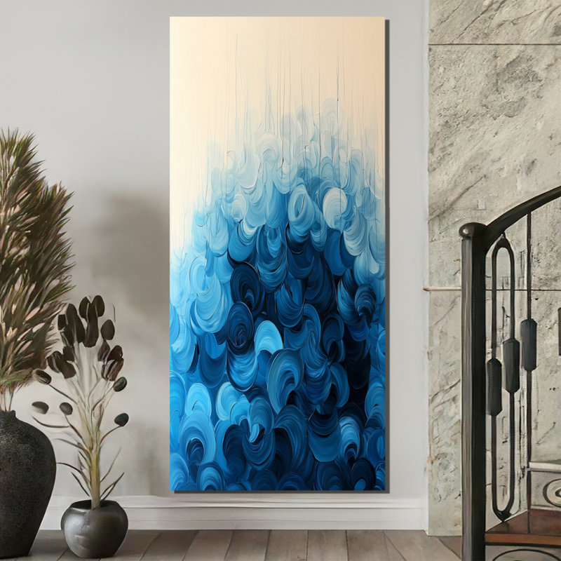 Palmerston - Abstract Wall Art Prints, H 60 po x l 28 po, Toile tendue, Ne s’applique pas