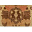 Tapis beige nouvel âge en laine 8 pi 11 po x 12 pi 1 po Gavon