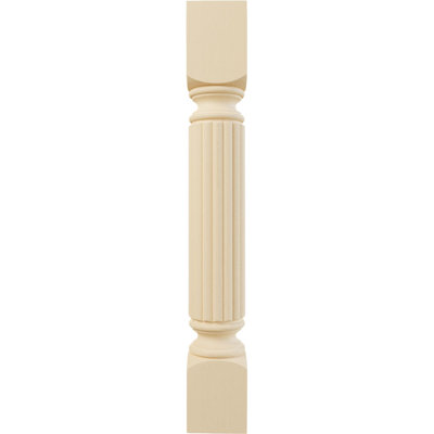 Raymond Reeded Cabinet Column (Top Block: 6")
