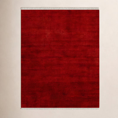 Clio Hand-Loomed Beige Wool Rug