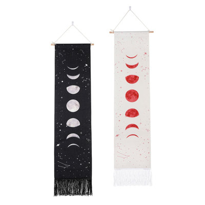 Tapisserie en coton et lune