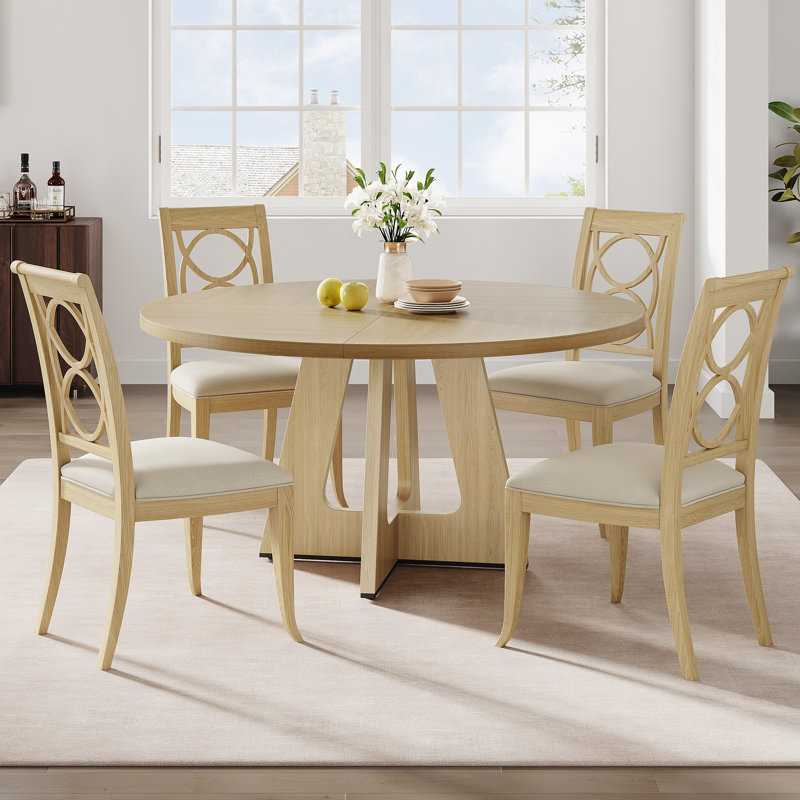 Round Dining Table, Yellow