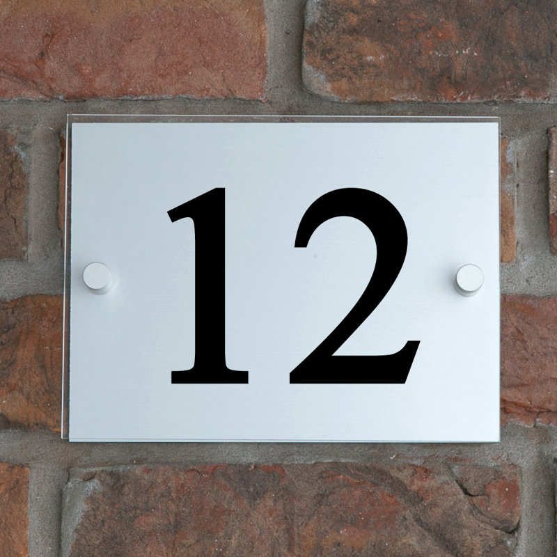 Champy 15cm H Plastic House Number, 12