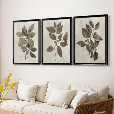 Arbor Speciment I - Toile tendue avec châssis sur mesure - 3 pièces