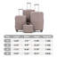 14 "/ 20" / 24 "/ 28" 4 pièces / ensemble dans un bagage à roulettes en PP, une valise de transport, une tringle en fer, une serrure à mot de passe à combinaison, un étui à cosmétiques de 14 po-129108244