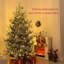 Arbre de Noël artificiel pin 9 pi, pin artificiel nordique avec 300 lumières DEL bicolores et branches de 1939, arbre de Noël articulé à base large-469634671
