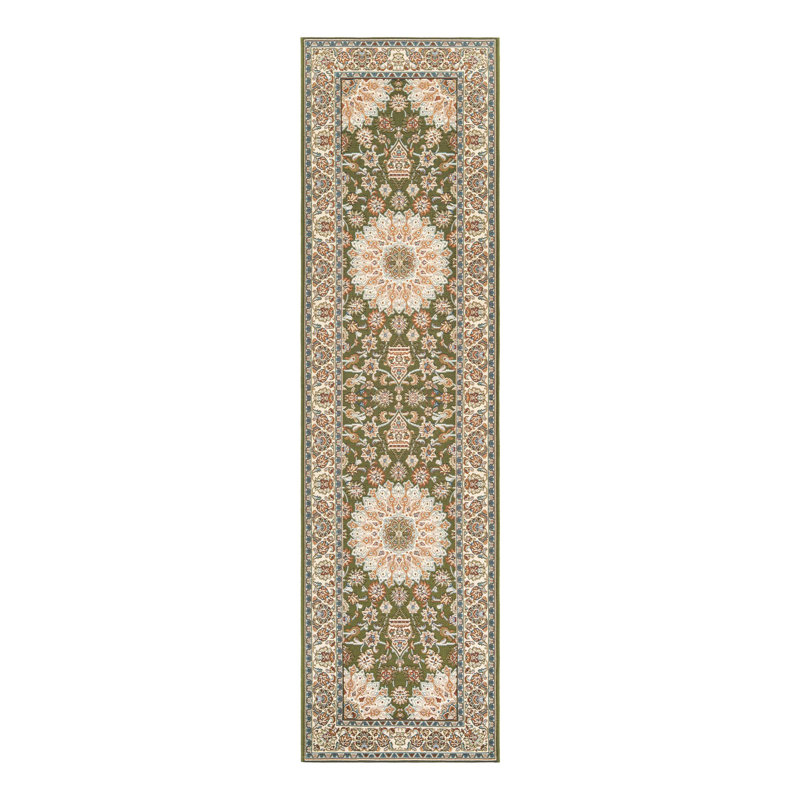 Indoor/Outdoor Traditional Area Rug, Runner 2'7" x 10'