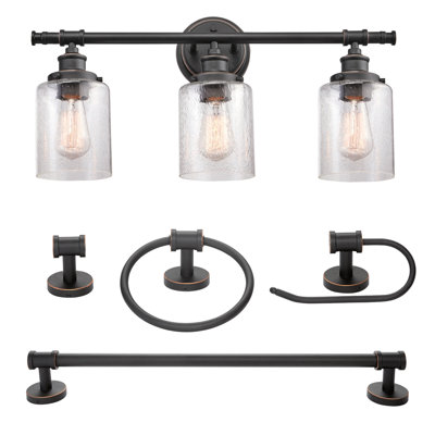 Tiarra 5 - Piece Bathroom Hardware Set