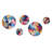 Eilerman - Marble Glam Round Wall Art Set Of 5