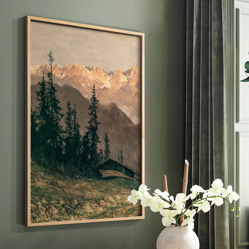 «Vintage Landscape CCXIV» sur, Naturel, H 10 po x l 8 po