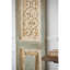 Sculpture murale 14 po x 14,4 po x 78,7 po - panneau décoratif suspendu blanc délavé et bleu 14 po x 78,5 po, sculpture et décoration