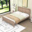 Base de lit plateforme Mid-Century en bois avec amplement de rangement sous le lit et support de lattes-1565590042-1565590045