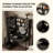 51.18"American-style vintage storage cabinet dressing table with makeup mirror-2082060553
