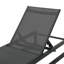 Chaise longue d'extérieur réglable avec structure en aluminium antirouille-666659152