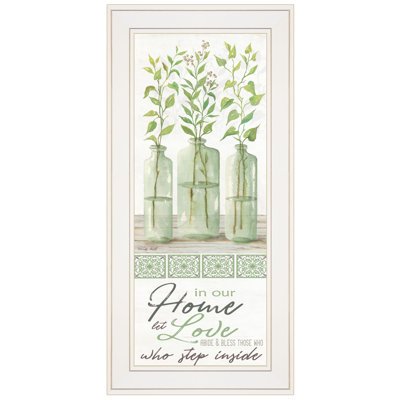 In Our Home Framed Wall Art for Living Room, Home Wall Decor Framed Print by Cindy Jacobs