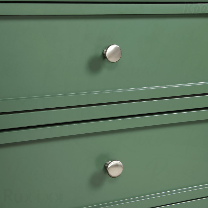 Table de chevet 3 tiroirs Vintage Green, Vert antique