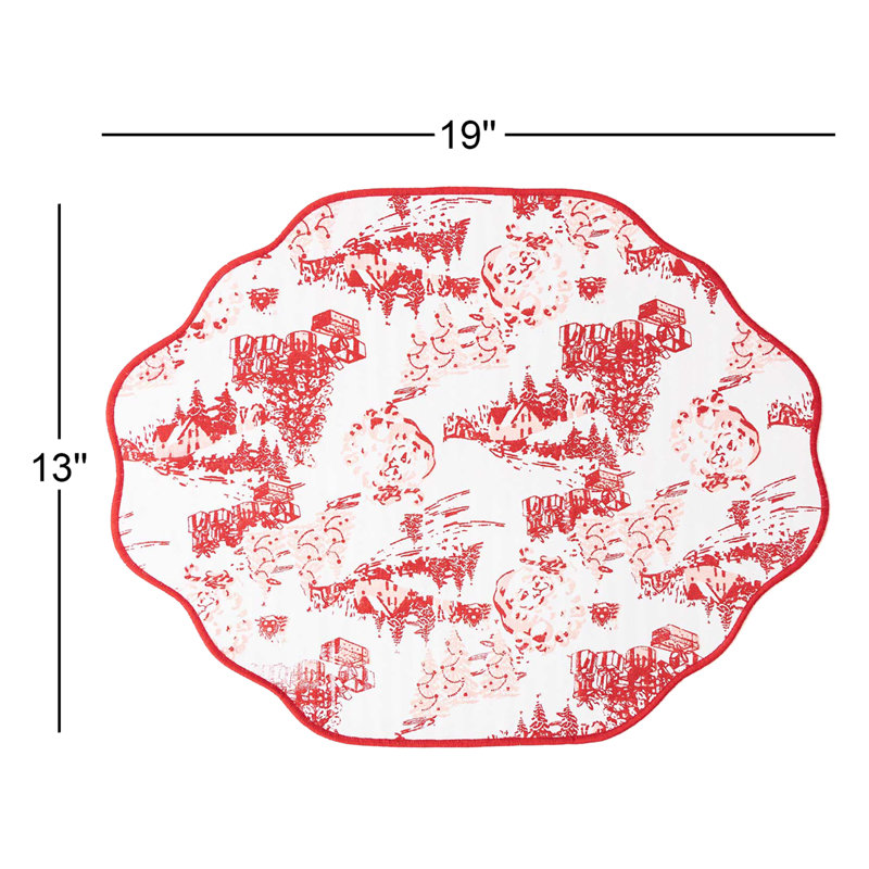 Napperon Santa Toile
