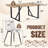 71" Modern Rectangular Dining Table Set-129575108-129575162