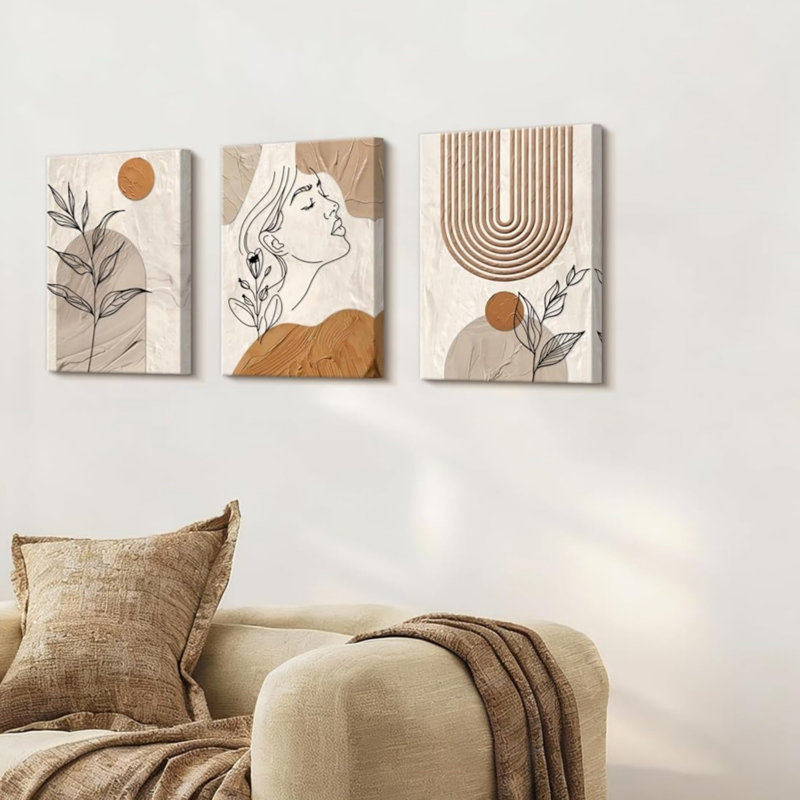 Abstract Wall Decor on Canvas