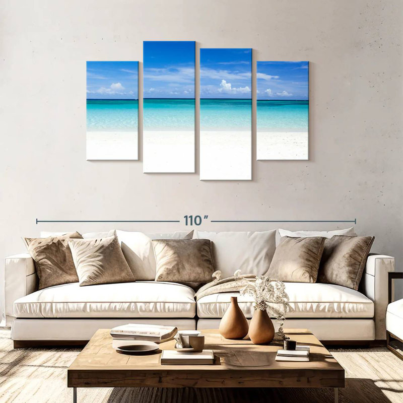 Plage des Caraïbes désertique d'Alvord, H 48 po x l 75 po