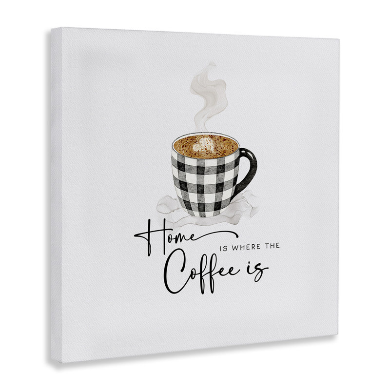 «Where The Coffee Is», art mural par Joy Hall, H 17 po x l 17 po