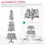 Arbre de Noël artificiel enneigé 7,5 pi-1090117017
