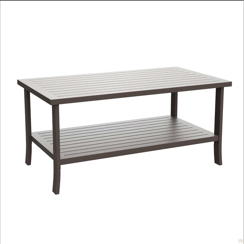 Rectangular Metal Outdoor Coffee Table