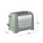 Dualit 2 Slice Lite Toaster - Sage-123990970