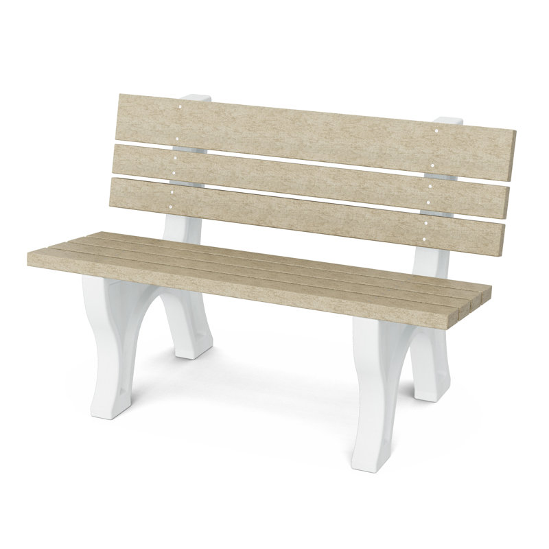 Banc Heritage Park, Brun clair/blanc, 4 pi