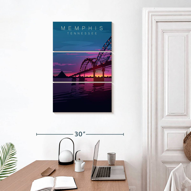Masam Memphis Tennessee Poster, 32" H x 20" W
