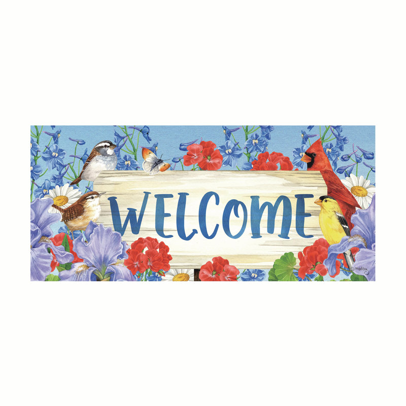 Visiting Bird Friends Sassafras Switch Mat